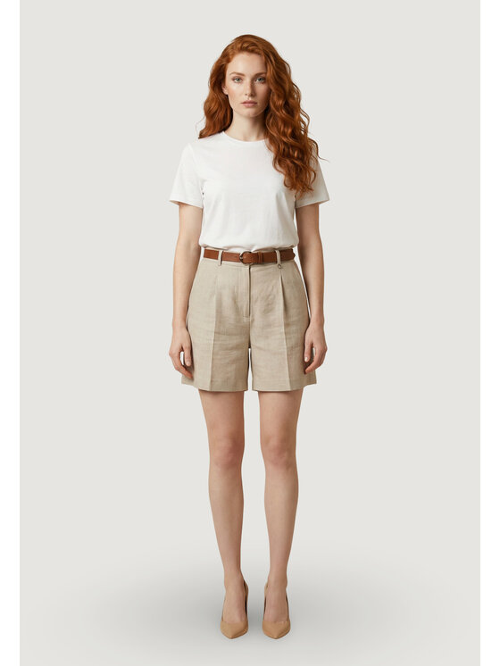 Artigli Artigli Τζιν σορτσάκια CON CINTURA Μπεζ Blazer Fit