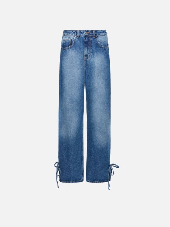La Mania La Mania Jeansy HORIZON Niebieski Basic Fit