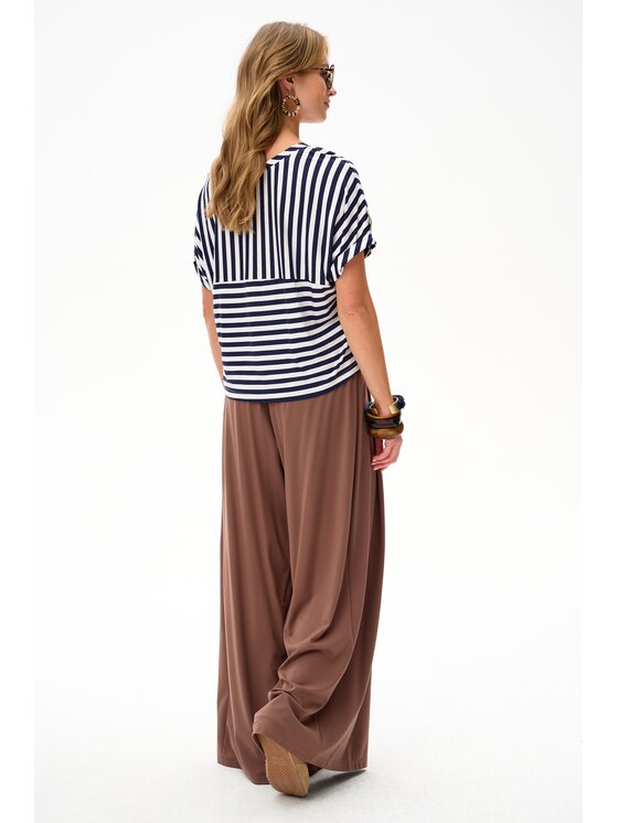 blue shadow blue shadow Bluzka Belis Niebieski Regular Fit