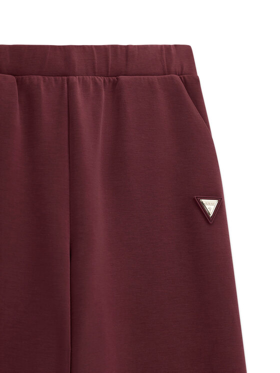Guess Guess Παντελόνι φόρμας J6YB21 K5196 Μπορντό Wide Leg