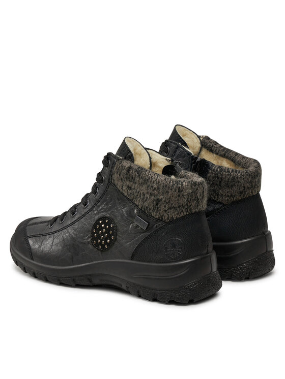 Rieker Rieker Botine L7110-01 Negru