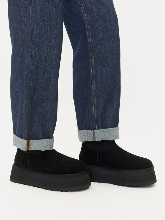 Ugg Ugg Snehule W Classic Mini Dipper 1168170 Čierna
