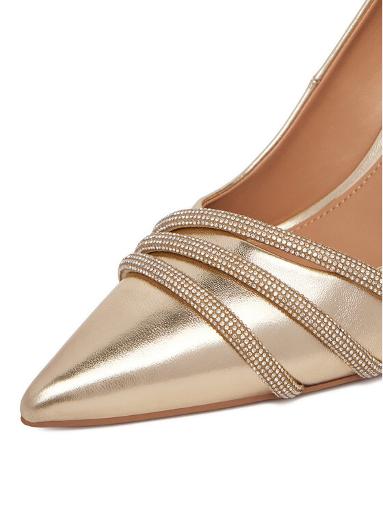 Nine West Nine West Pantofi cu toc subțire CEO-MARIAM-01 Auriu