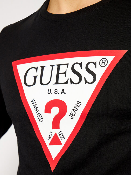 Guess Guess Longsleeve M1RI31 I3Z11 Schwarz Slim Fit