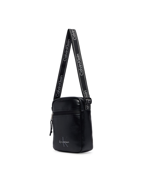 Calvin Klein Calvin Klein Crossover torbica Bold Logo Webbing  LV04D3418G Crna