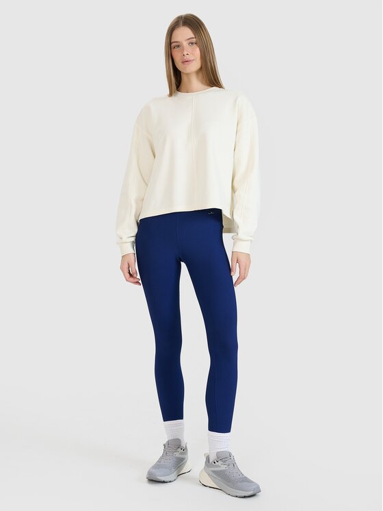 4F 4F Bluza 4FWSS25TSWSF1543-11S Biały Oversize
