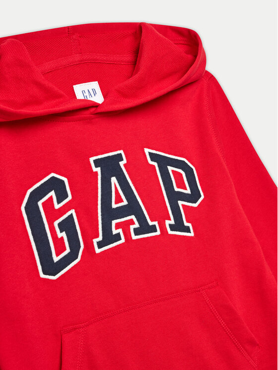 Gap Gap Felpa 843266-00 Rosso Regular Fit