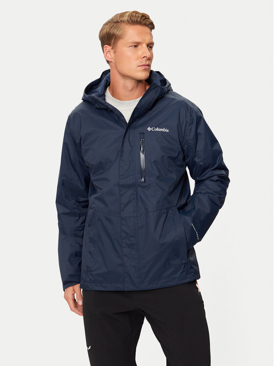 Columbia Columbia Větrovka Pouring Adventure™ III 2117171 Tmavomodrá Regular Fit