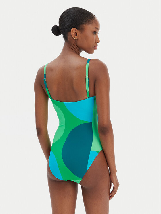 Seafolly Seafolly Női fürdőruha Sorrento 11117DD277 Zöld