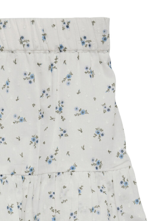 Vero Moda Vero Moda Mini sukňa Trine 10342736 Biela Regular Fit