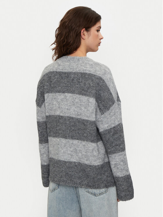 Noisy May Noisy May Megztinis Sutton 27031244 Pilka Loose Fit