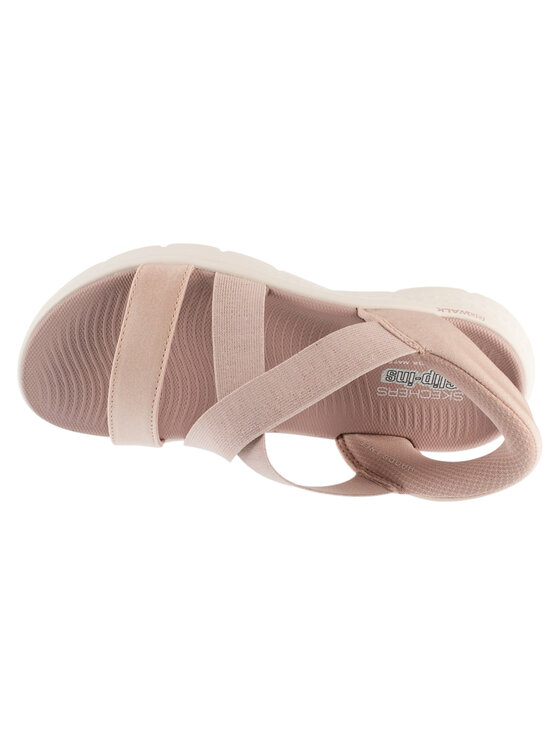 Skechers Skechers Sandali Slip-Ins: Go Walk Flex Sandal - Glimmer Up Rosa