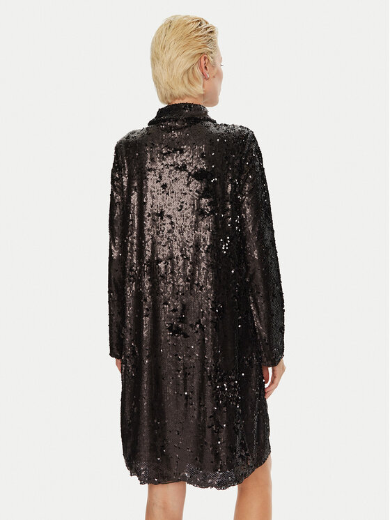Bruuns Bazaar Bruuns Bazaar Sukienka koktajlowa Uriela BBW4191 Czarny Regular Fit