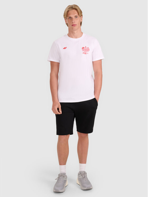 4F 4F T-Shirt NOS Biały Regular Fit