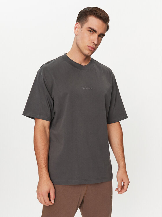 New Balance Tričko Athletics Linear T-Shirt MT33560 Čierna Regular Fit