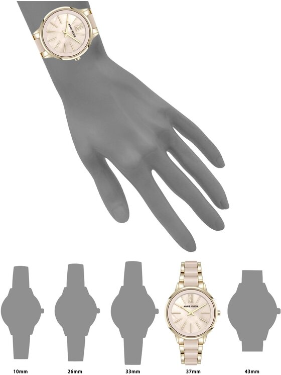 Anne Klein Anne Klein Zegarek AK-1412IRGB Różowy