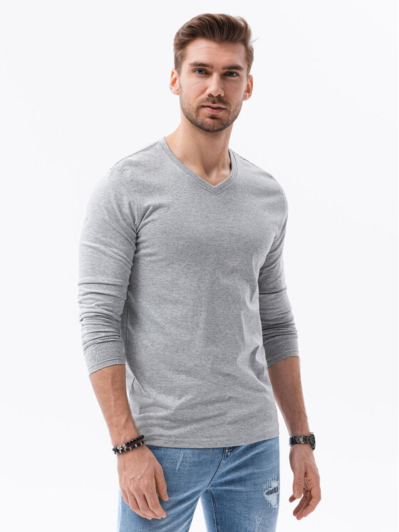 Ombre Ombre Longsleeve Z41 Szary Regular Fit