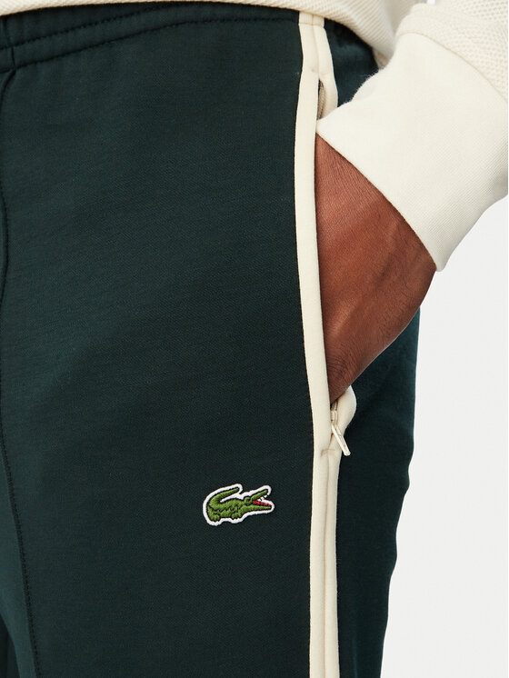 Lacoste Lacoste Sportinės kelnės XH8615 Žalia Regular Fit