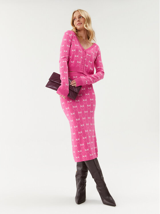 PINKO Pinko Spódnica ołówkowa 100211 A0IS Różowy Slim Fit