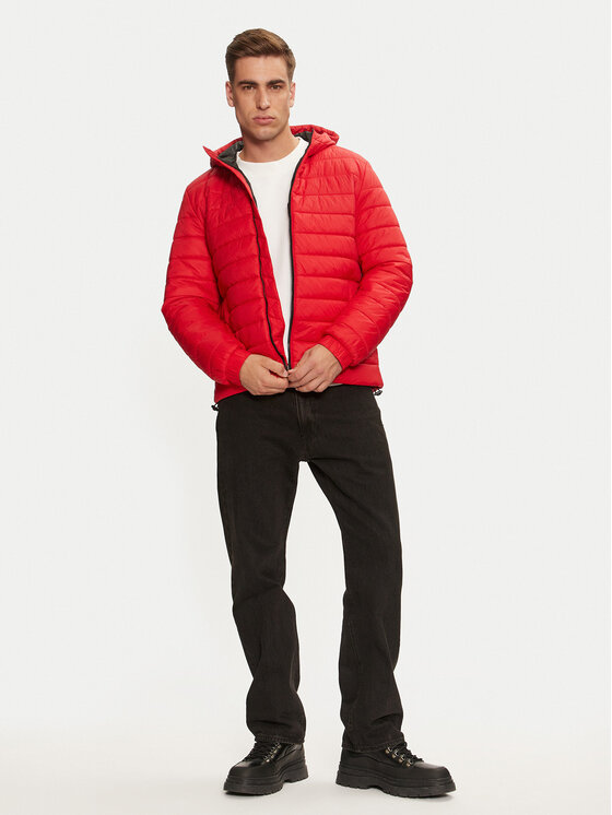 HUGO HUGO Kevad-sügis jope 50518785 Punane Regular Fit
