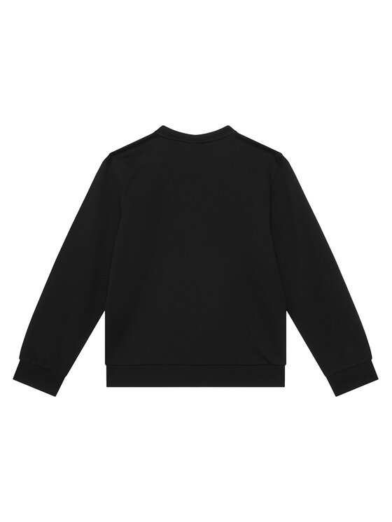 EA7 Emporio Armani EA7 Emporio Armani Džemperis ar kapuci 7B000025 AF10380 MC004 Melns Regular Fit