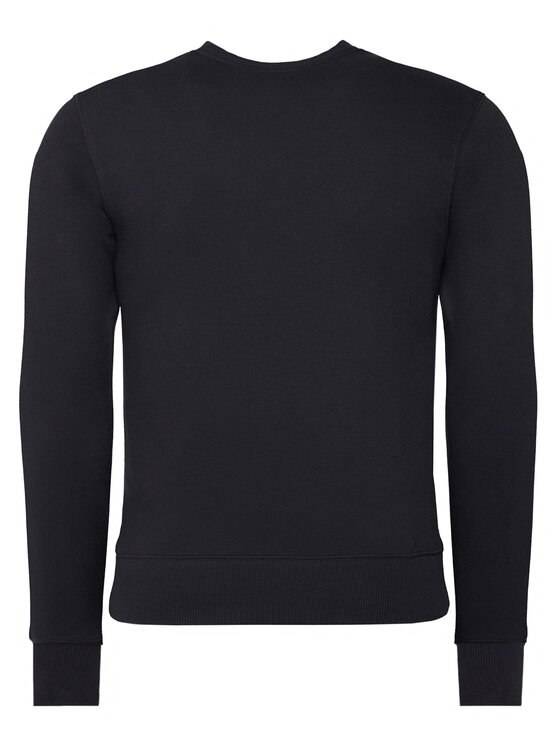 Element Element Pulóver Icon Embroidery CR ELYFT00197 Fekete Regular Fit