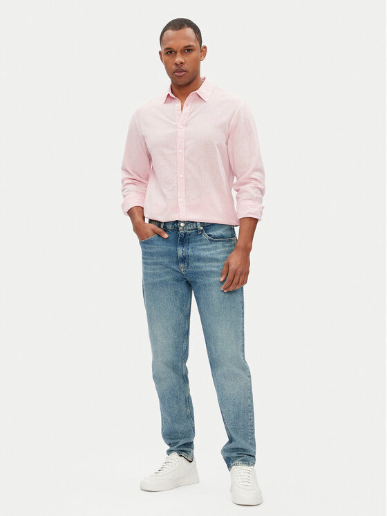 Pepe Jeans Pepe Jeans Marškiniai Arnau PM308844 Rožinė Regular Fit