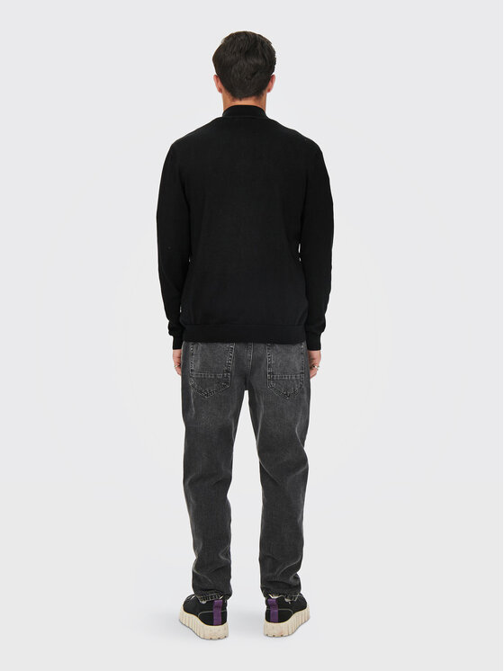 Only & Sons Only & Sons Πουλόβερ Wyler 22021264 Μαύρο Regular Fit