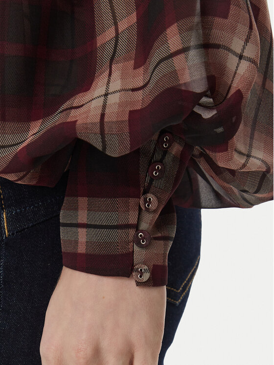 Bardot Bardot Риза Cecile 60615TB Бордо Relaxed Fit