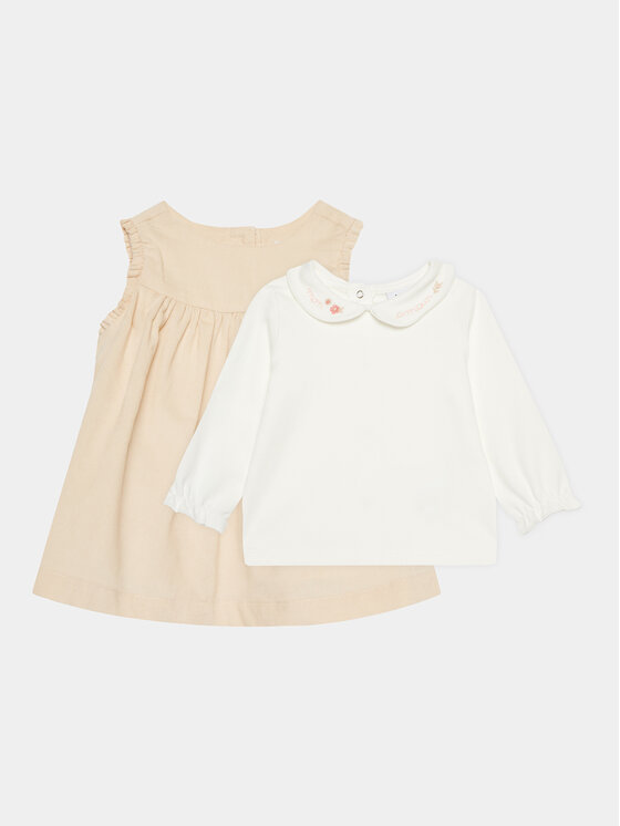 OVS OVS Komplektas palaidinė ir suknelė 1861995 Smėlio Regular Fit