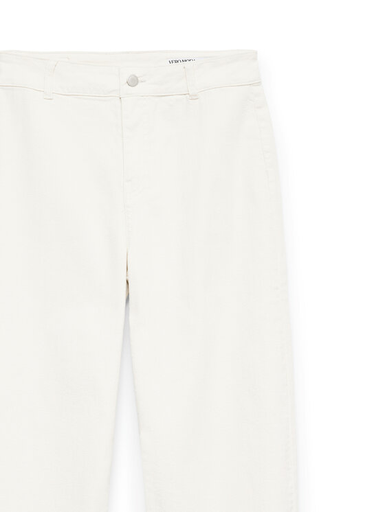 Vero Moda Vero Moda Ohlapne hlače Wild Kayla 10307837 Bela Wide Leg