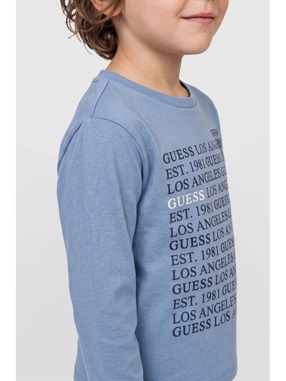 Guess Kids Guess Kids T-Shirt 185388 Modrá Classic Fit