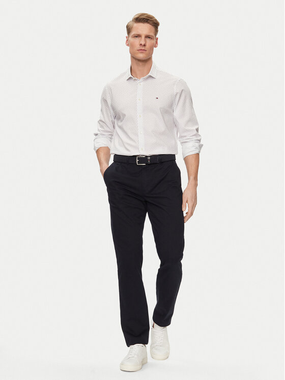 Tommy Hilfiger Tommy Hilfiger Chino Denton MW0MW25964 Tamnoplava Straight Fit