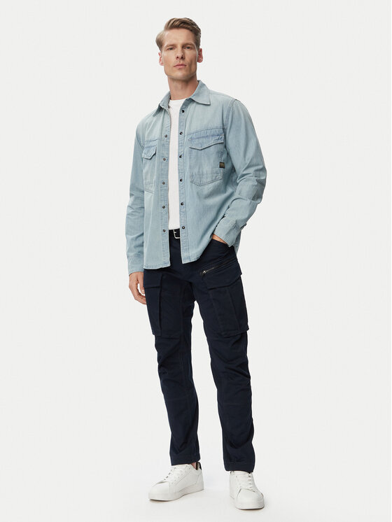 G-Star Raw G-Star Raw Джинсова сорочка Dakota  D23006-E356 Голубий Regular Fit