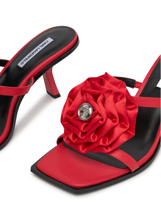 KARL LAGERFELD KARL LAGERFELD Papucs Karmel KL33624 Piros