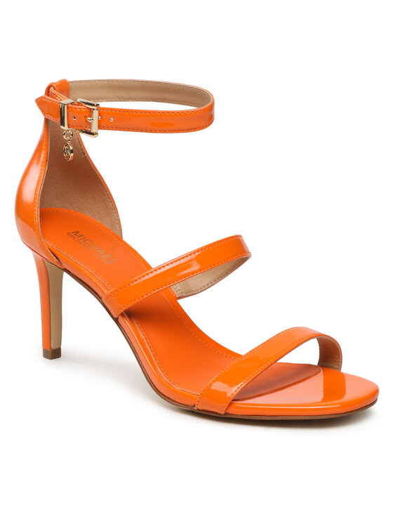 michael kors orange sandals