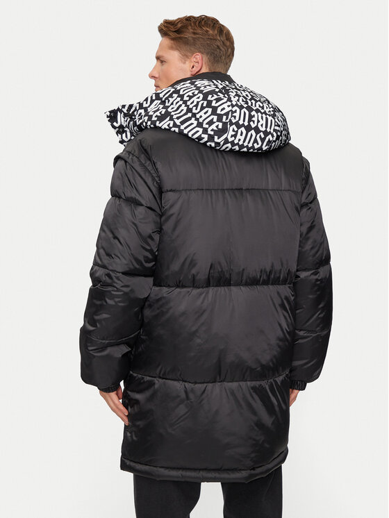 Versace Jeans Couture Versace Jeans Couture Зимова куртка 77GAS428 Чорний Loose Fit