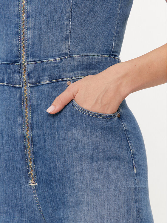 Guess Guess Overal Mariposa W4GD0O D5B42 Modrá Regular Fit