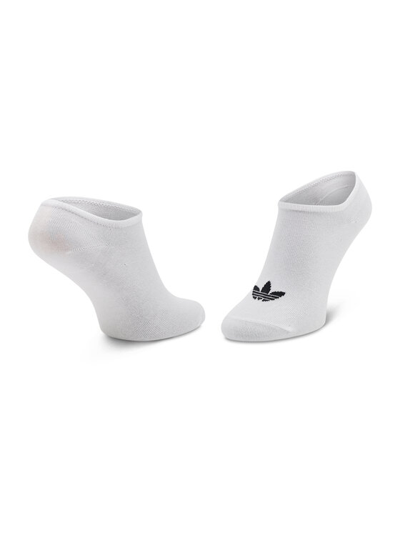 adidas Originals Des Chaussettes Trefoil Ankle 3 Paires Blanc