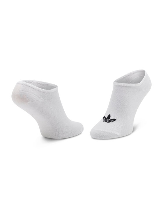 adidas adidas Набір 3 пар низьких шкарпеток unisex Trefoil Liner FT8524 Білий