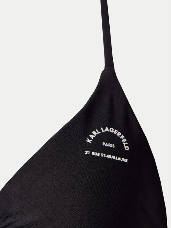 KARL LAGERFELD KARL LAGERFELD Μπικίνι πάνω μέρος A1W46098 Μαύρο