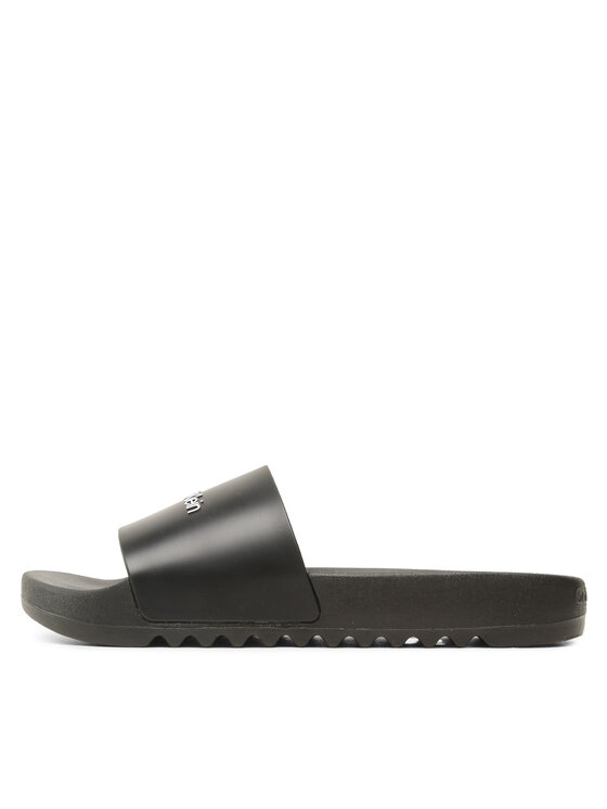Calvin Klein Calvin Klein Șlapi Chuncky Pool Slide Rub HM0HM01063 Negru