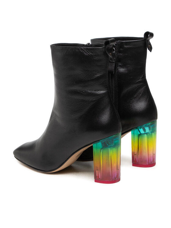 Kurt Geiger Botki Rainbow Strut 8490800109 Czarny