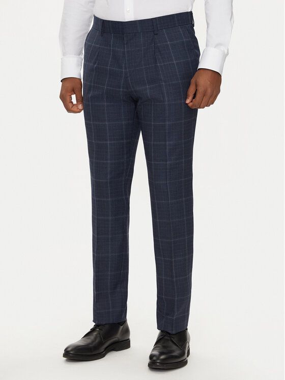 BOSS Boss Costum C-Huge 50521650 Bleumarin Slim Fit