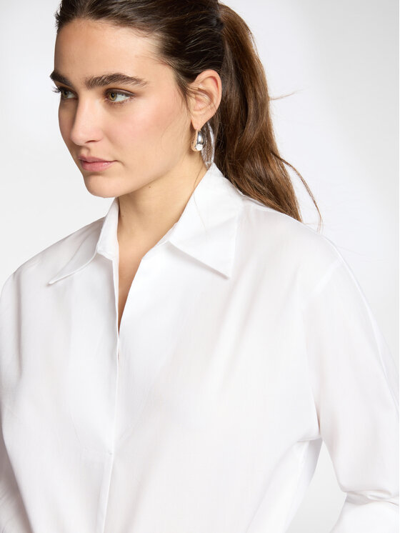 Elena Mirò Elena Mirò Blusa 2043Z100037N001 Bianco Boxy Fit