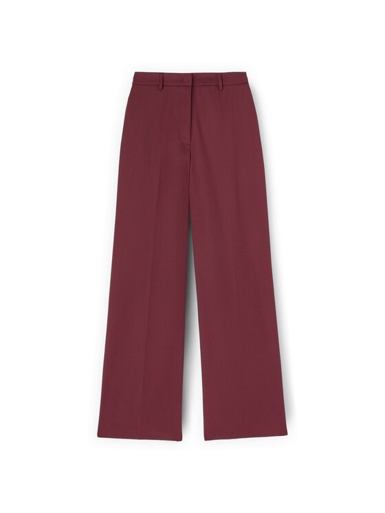Motivi Motivi Spodnie materiałowe P04NQ004819N036 Bordowy Over Fit
