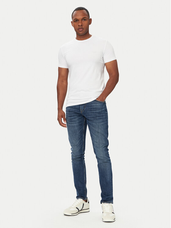 Guess Guess T-särk M6YI24 K3728 Valge Extra Slim Fit
