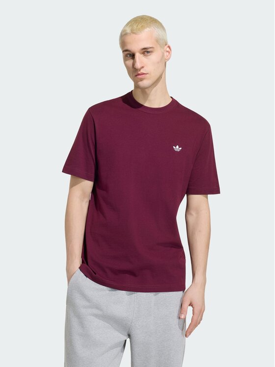 adidas adidas T-Shirt 164741 Czerwony ciemny Regular Fit