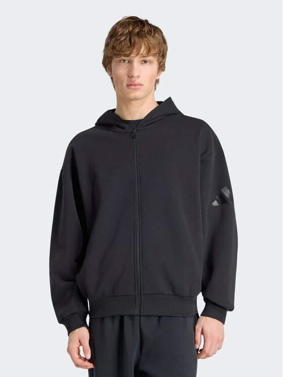 adidas adidas Bluza 167687 Czarny Loose Fit