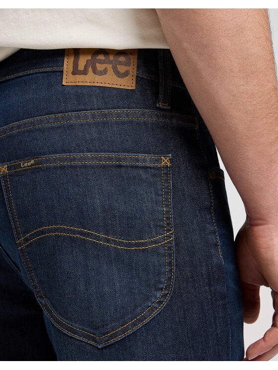 Lee Lee Jeansy WEST Granatowy Straight Fit